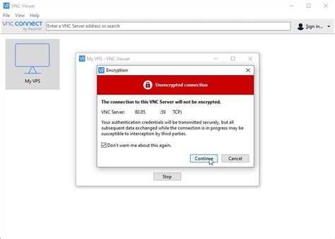 Обновление ПО VNC