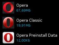 Определение Opera Preinstall Data