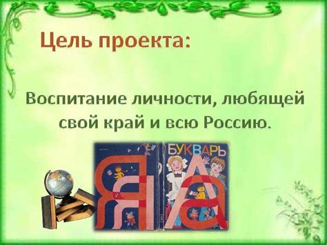 Организация проекта "С чего начинается Родина" для 4 класса