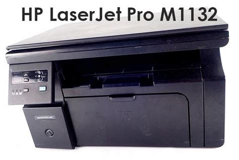 Основной способ сброса настроек принтера HP LaserJet M1132 MFP
