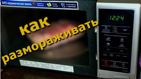 Особенности разморозки в микроволновке DEXP