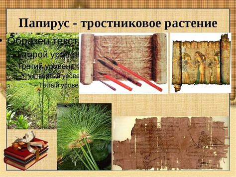 Папирус как литературное чтение
