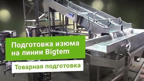 Подготовка изюма: