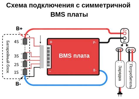 Подключение проводов BMS платы 13S