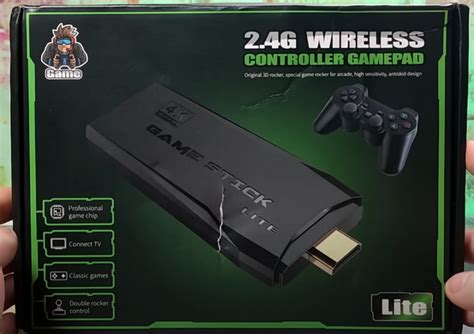Подключите игровую приставку 2.4G wireless к телевизору через HDMI-порт