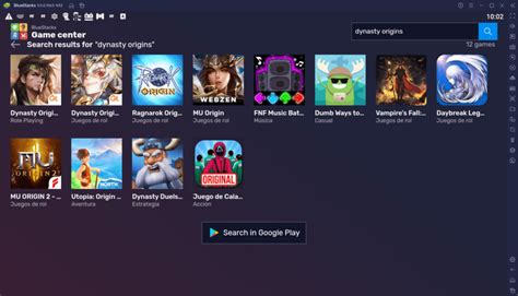 Подробная инструкция с Bluestacks