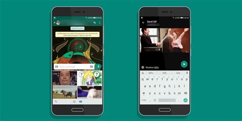 Поиск и сохранение избранных гифок в WhatsApp