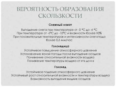 Предотвращение образования скользкости