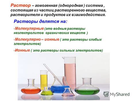 Приготовление растворителя на основе органических веществ