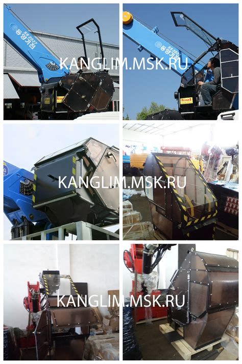 Применение КМУ Kanglim для грузоподъемных операций