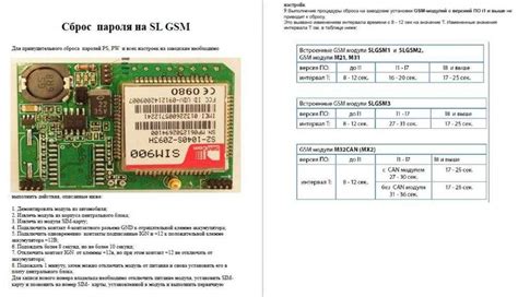 Проведение первоначальной настройки GSM модуля