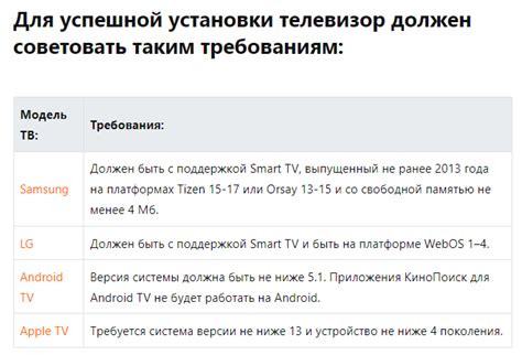 Проверка совместимости телевизора Хайер с Кинопоиском