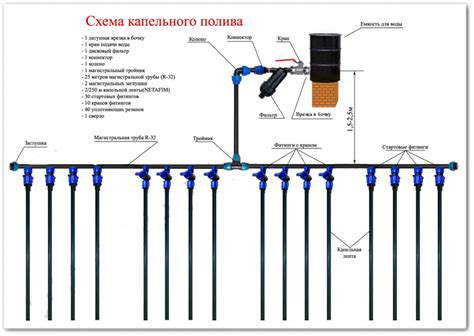 Прокладка коммуникаций и установка системы полива