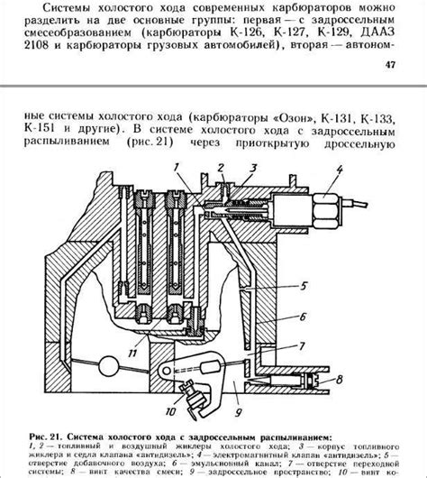 Процесс установки клапана холостого хода