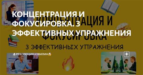 Раздел 1.1: Концентрация и фокусировка