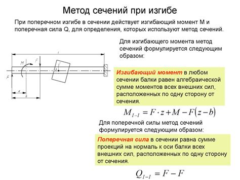 Различия в деформациях при изгибе