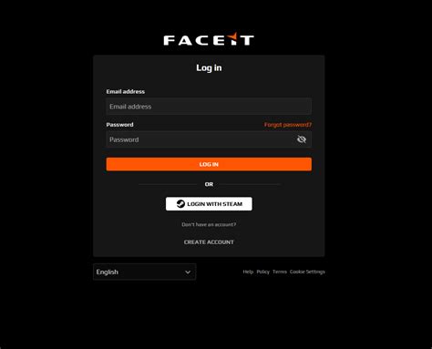Регистрация на Faceit через Steam