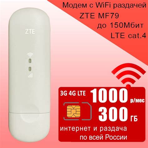 Рекомендации по использованию модема ZTE MF79U