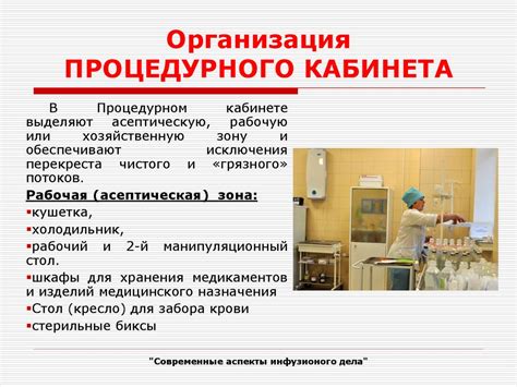 Роль режимного кабинета в организации медицинского учреждения