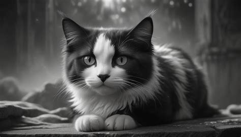 Символическое значение чёрно-белой кошки