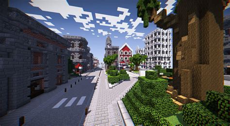 Скачайте карту города Minecraft 1.12.2
