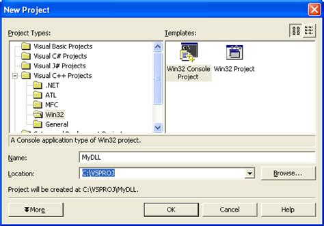 Создание проекта DLL в Visual Studio