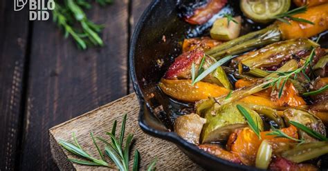 Тушеные овощи с медом и бальзамическим уксусом