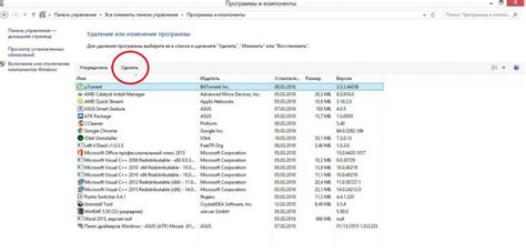Удаление Synaptics с помощью сторонних программ
