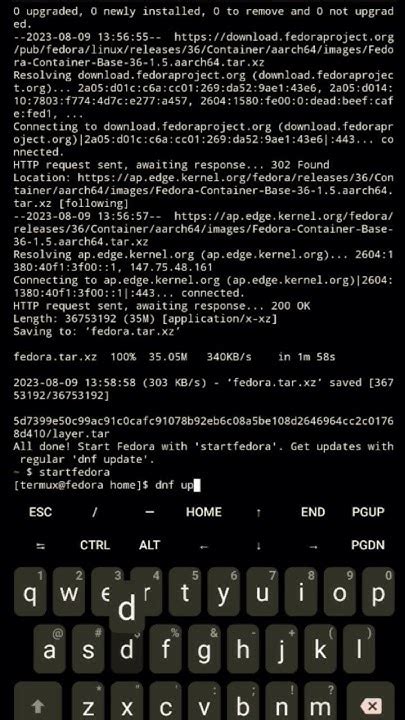 Установка Termux