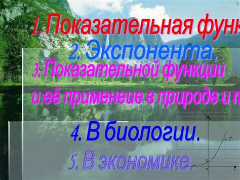 Функции и применение