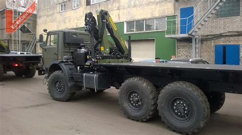 Шаги перед включением лебедки на КамАЗ вездеходе