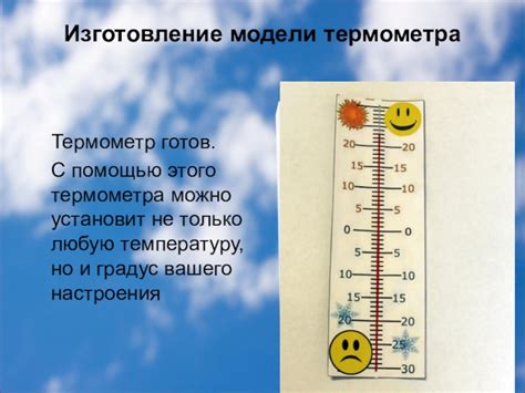 Шаг 2: Выбор типа и модели термометра
