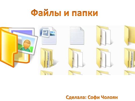 Шаг 5: Организовать файлы и папки в портфолио