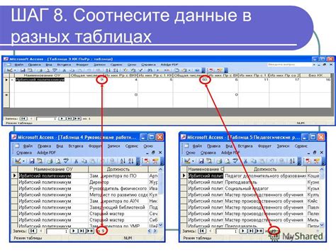 Шаг 8: Соотнесите все полученные данные