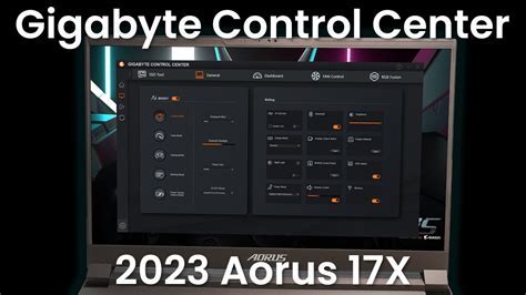 Gigabyte Control Center: настройка вентиляторов