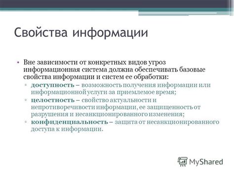 Возможность получения угроз