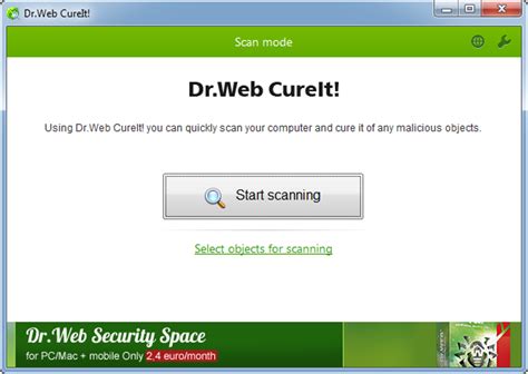 Распространенные ошибки при лечении Dr.Web CureIt